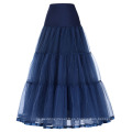 Grace Karin Mujer Retro Crinolina Azul marino Underskirt Enagua para el vestido de la vendimia CL010421-6